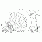 Gulliver 50 H20 Переднее колесо