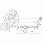 RS 125 (122cc Engine) Водяной насос в сборе