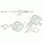 RS 125 (122cc Engine) Цилиндр - выпускной клапан