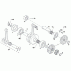 RX 125 Коленчатый вал - балансирный вал