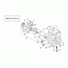 Leonardo 125-150 Rh semi-crankcase ii