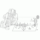 ETX 125 Водяной насос в сборе