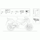 RS 125 (122cc Engine) Таблички и наклейки