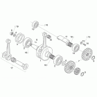 RS 125 (122cc Engine) Коленчатый вал - балансирный вал