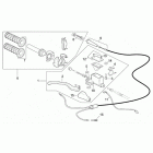 ETX 125 Рулевые переключатели,правые