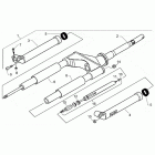 Scarabeo 50 2T (Minarelli Engine) Front fork 2