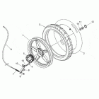 Scarabeo 50 2T (Minarelli Engine) Заднее колесо
