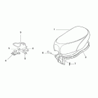 Scarabeo 50 2T (Minarelli Engine) Сидение