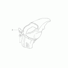 Scarabeo 50 2T (Minarelli Engine) Hinge cover