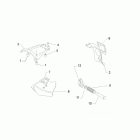 Scarabeo 50 2T (Minarelli Engine) Задний брызговик