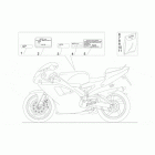 RS 250 Таблички и наклейки