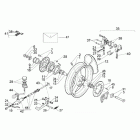 RS 125 (122cc Engine) Заднее колесо