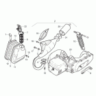 SR 50 AIR (Horizontal Cylinder) Глушитель