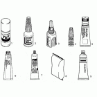 Leonardo 125-150 Уплотнительные и смазывающие вещества