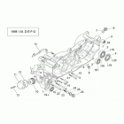 Leonardo 125-150 Central semi-crankcase ii