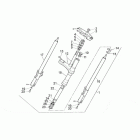 RS 125 (122cc Engine) Передняя вилка