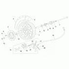 Amico 50 Переднее колесо- дисковые тормоза