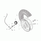 SR 50 AIR (Horizontal Cylinder) Заднее колесо