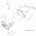 SCRAMBLER 500 2X4 INTL - A07BA50FA Кожух сцепления