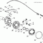 OUTLAW 90 - A08KA09AB/AD Тормоза задние