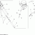 SCRAMBLER 500 2X4 INTL - A07BA50FA Engine, carburetor mounting / fuel pump / lines