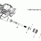 SPORTSMAN X2 - A06MN50AU Output shaft, front