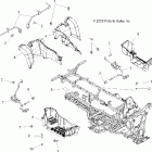SPORTSMAN X2 500 EFI - A07TH50AL/AQ/AU/AZ/TN50AF/AS/AU Cab, rear and main frame