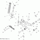 SCRAMBLER 500 2X4 INTL - A07BA50FA Подвеска задняя