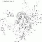 SCRAMBLER 500 4X4 - A07BG50AA/FA Крепление двигателя