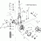 SPORTSMAN 6X6 - A06CL50AA Strut, front