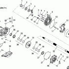 SAWTOOTH - A06SB20AA Axle, rear wheel