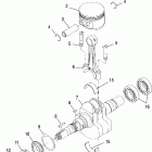 MAGNUM 330 4X4 - A06CD32AA Коленвал и поршни
