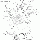 SPORTSMAN 6X6 - A07CL50AA Engine, intake and exhaust