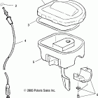 SCRAMBLER 500 4X4 - A06BG50AA Трост дроселя