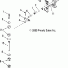 SPORTSMAN 700 - A06MH68AA Torsion bar