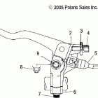 OUTLAW 500 - A07GP50AA/AB Рычаг сцепления