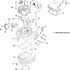 TRAIL BOSS 330 - A07CA32AA Цилиндр двигателя