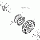 PHOENIX 200 QUADRICYCLE - A06PB20EA Колесо переднее