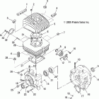 TRAIL BLAZER- A06BA25CA Картер и блок цилиндр