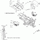 SPORTSMAN 700 - A06MH68AA Cab, rear and seat