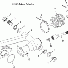 SAWTOOTH QUAD - A06PB20VA Swing arm, rear