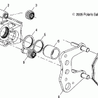 SPORTSMAN 500 EFI - A06MH50AQ Brake, front