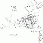 SPORTSMAN 450 - A06MH46AA Крепление двигателя
