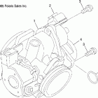 SPORTSMAN 500 EFI INT'L - A06MH50FC Корпус Дросселя