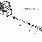SPORTSMAN 450 - A06MH46AA Output shaft, front