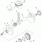 HAWKEYE 2X4/4X4 INTL - A07LB27FA/LH27FB Колен.вал и поршни