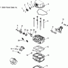 SPORTSMAN 700 - A06MH68AA Головка цилиндра и блок