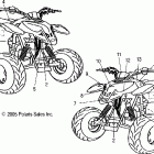 PREDATOR 90 - A06KA09CA Наклейки