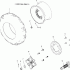 HAWKEYE 2X4/4X4 INTERNATIONAL - A06LB27FA Wheel, front and hub, front
