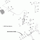 OUTLAW 500 - A06GP50AA Brake, rear